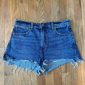 Abercrombie Jean Shorts - The mom short, high rise, size 29 (8)